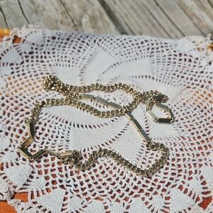 Monet Necklace Gold Tone Chain